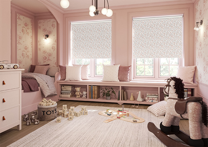 Poppy Field, Rose Gold - Twist&Fit Roller Blind - Image 7